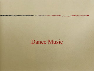 Dance Music 