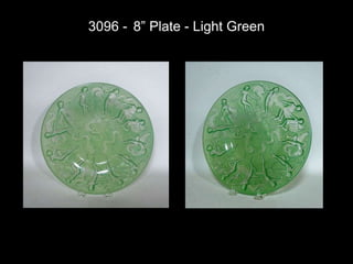3096 - 8” Plate - Frosted Crystal
 