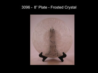 3096 - 8” Plate - Ruby-flashed
 