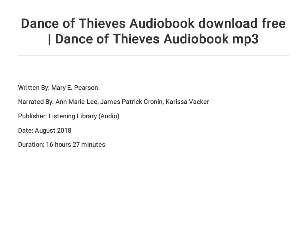 the dance of thieves the dance of thieves