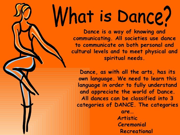 dance powerpoint template