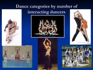 Dance categories by number of interacting dancers 