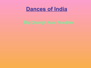 Dances of India ,[object Object]