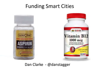 Funding Smart Cities
Dan Clarke - @danstagger
 