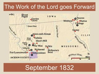 The Work of the Lord goes Forward
September 1832
 