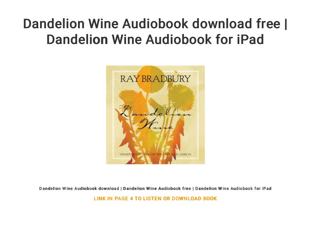 dandelion wine book dandelion wine book