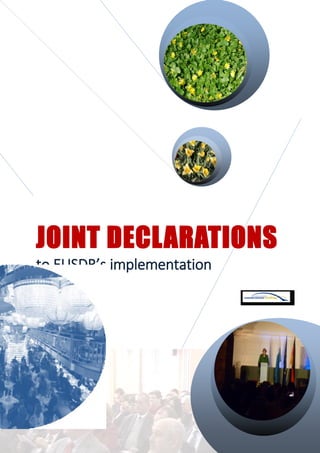 JOINT DECLARATIONS
to EUSDR’s implementation
 