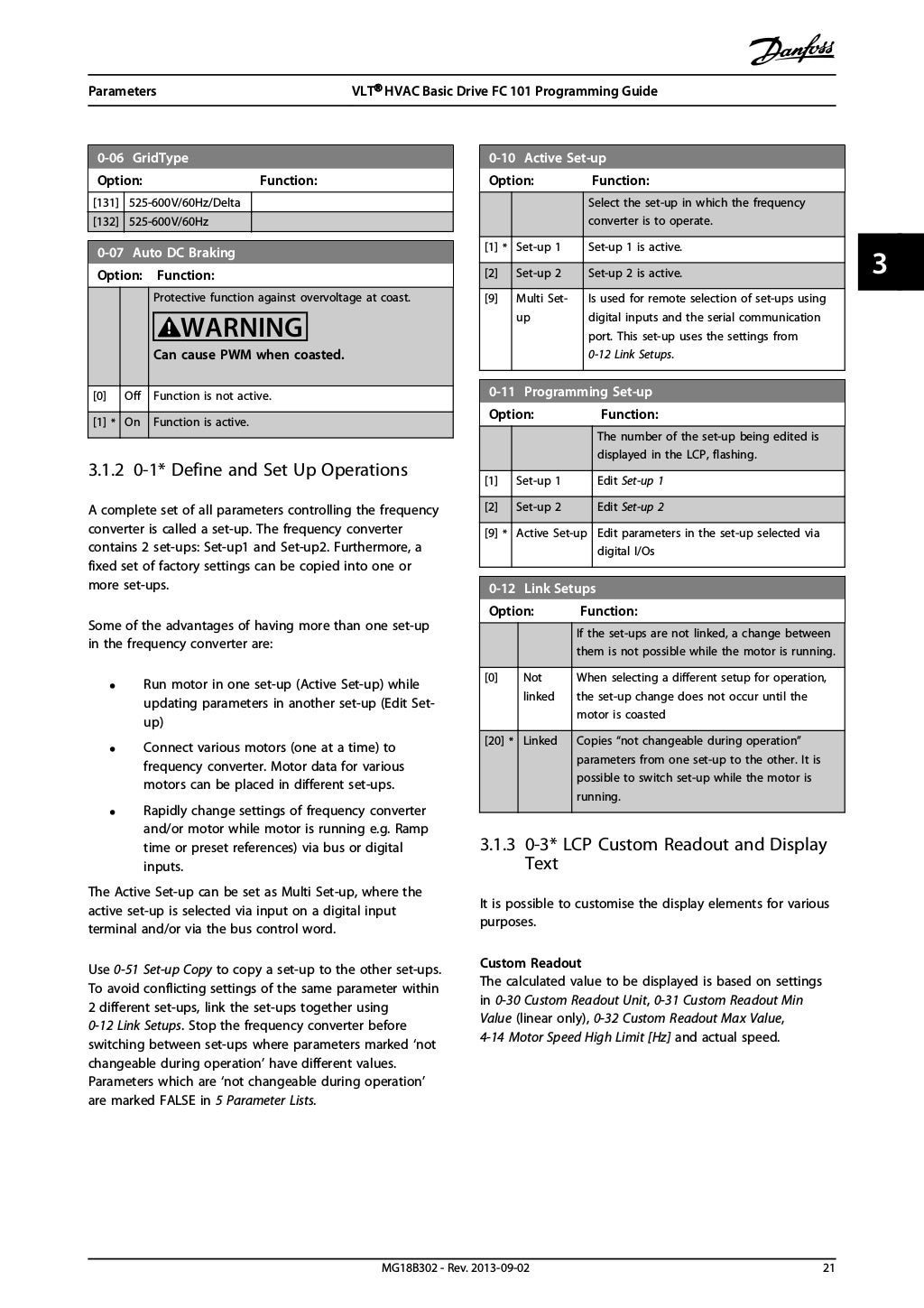 Danfoss vlt fc 101 programming guide