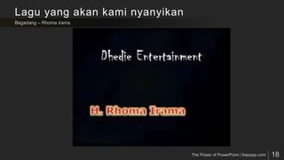 Lagu yang akan kami nyanyikan
 