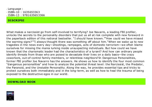  PREMIUM Dangerous Personalities An FBI Profiler Shows You How To 