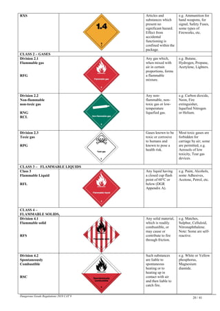 Dangerous goods regulations cat 9 | PDF