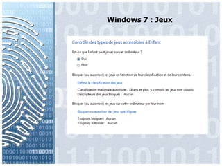Windows 7 : Jeux