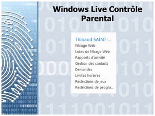 Windows Live Contrôle Parental