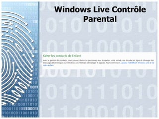 Windows Live Contrôle Parental