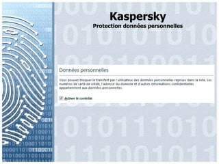 KasperskyProtection donnéespersonnelles