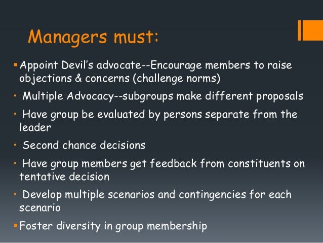 Examples of groupthink in the workplace picture