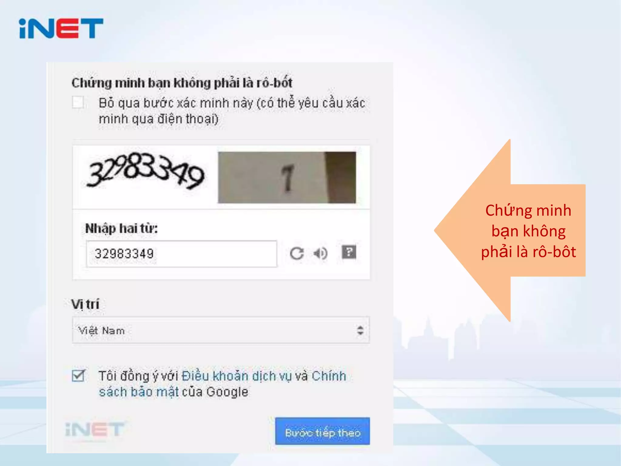 Chứng minh
bạn không
phải là rô-bôt

 