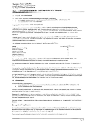 Dangote Flour Mill annual report 2018