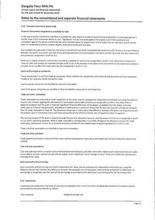 Dangote Flour Mill annual report 2018