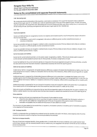 Dangote Flour Mill annual report 2018