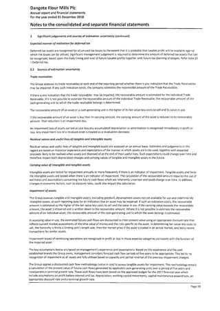 Dangote Flour Mill annual report 2018