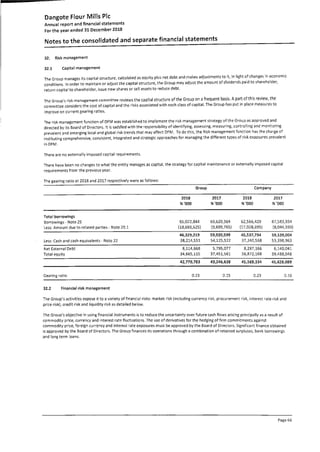 Dangote Flour Mill annual report 2018