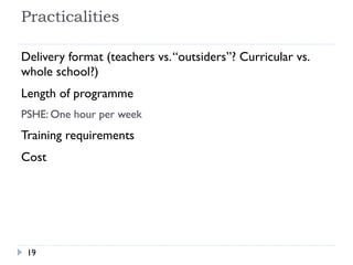 Politics and responsibilities 