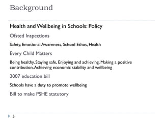 To establish which programmes could be recommended in the UK 