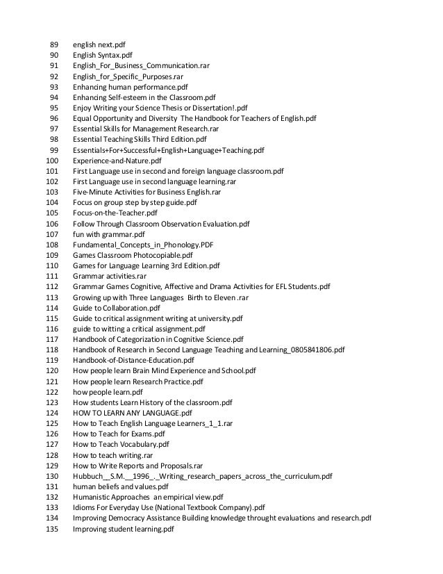Phd thesis elt