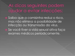 Dani apresenta HPV sintomas e prevenções 