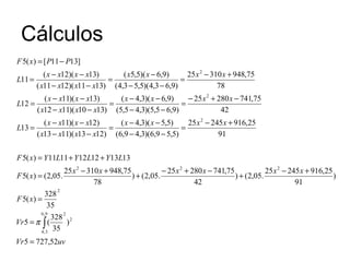Cálculos 