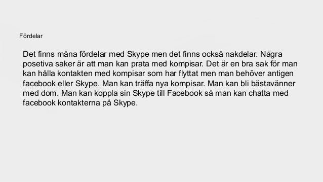 Chatta med flickor på skype