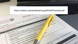 38
 
https://webaim.org/standards/wcag/WCAG2Checklist.pdf
 