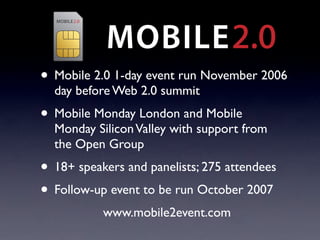 Daniel Appelquist @ FOWA Feb 07