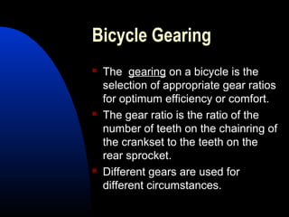 The Physics of Bicycles | PPT