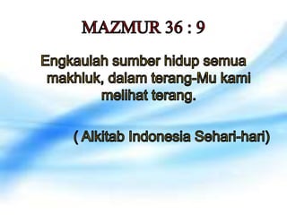 GerejaKu Menikmati Hidup