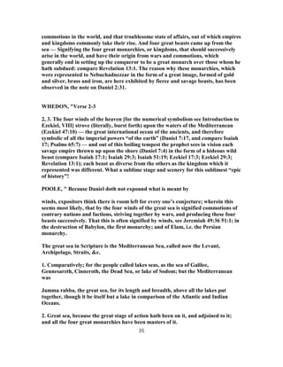 Daniel 7 1 14 commentary | PDF