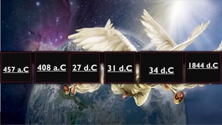 457 a.C 408 a.C 27 d.C 31 d.C 34 d.C
1844 d.C
 