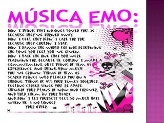 Música emo: