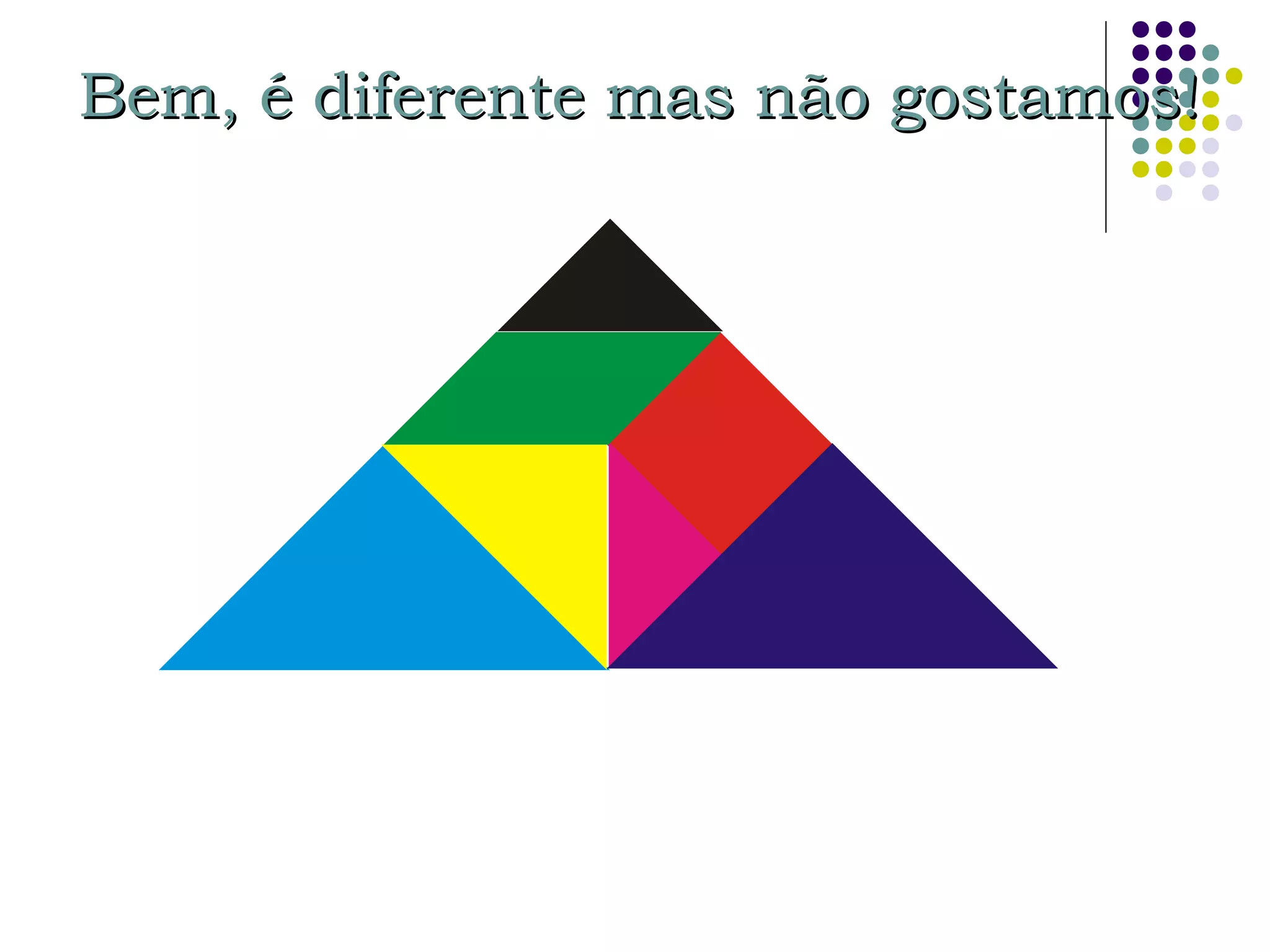 Bem, é diferente mas não gostamos!Bem, é diferente mas não gostamos!
 