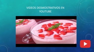 VIDEOS DESMOSTRATIVOS EN
YOUTUBE
 