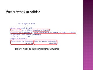 Mostraremos su salida:

 