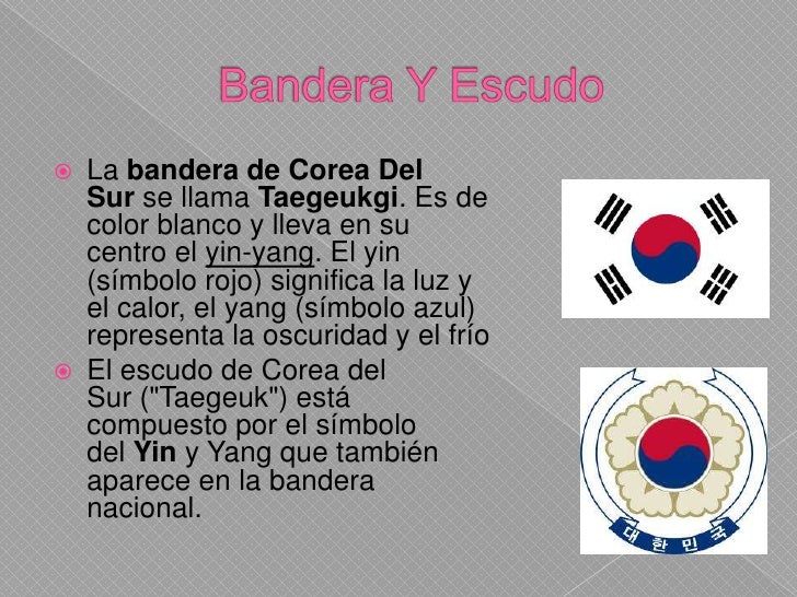 Corea Bandera Antes De La Separacion