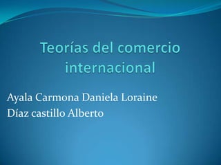 Ayala Carmona Daniela Loraine
Díaz castillo Alberto
 