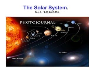 The Solar System.
C.E.I.P Los Guindos.
 