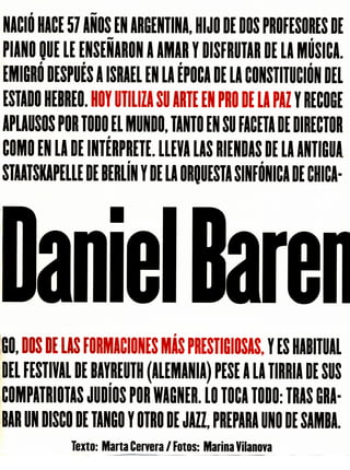 Daniel Barenboim (entrevista con 57 años)