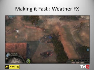 Making it Fast : Weather FX
 