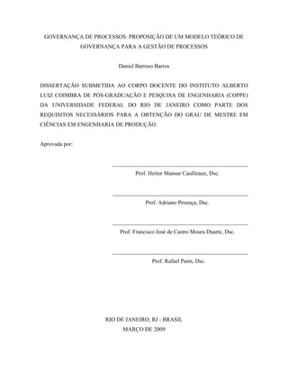 Daniel Barros Msc Coppe 2009