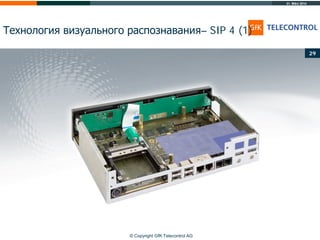 31. März 2014
© Copyright GfK Telecontrol AG
Технология визуального распознавания– SIP 4 (1)
29
 
