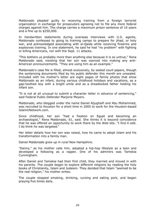 My Imprisonment - Daniel Maldonado